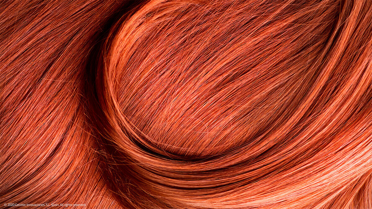 Рыжие волосы текстура
